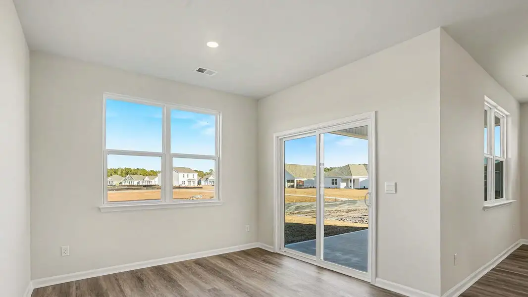 Spacious, unfurnished interior of a new home in Fox Run, Supply (Image 10). Spacious, unfurnished interior of a new home in Fox Run, Supply (Image 10).