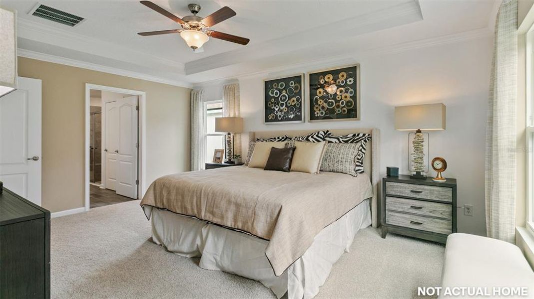 Furnished interior view inside a new home in Sawmill Branch, Palm Coast (Image 19).