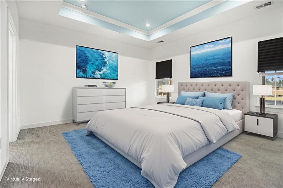 Furnished interior view inside a new home in , McDonough (Image 11).