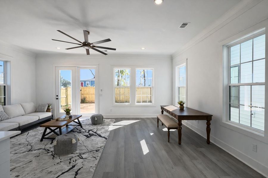 Furnished interior view inside a new home in , North Charleston (Image 12). Furnished interior view inside a new home in , North Charleston (Image 12).