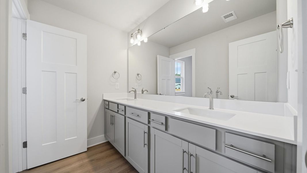 Furnished interior view inside a new home in Creeks at Midway, Anderson (Image 24).