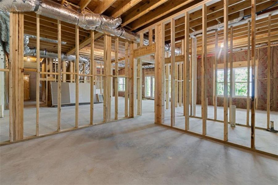 In-progress construction of a new home in , Ellijay, GA (Image 42).