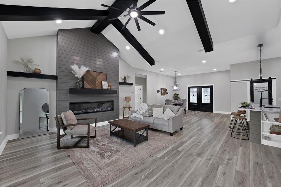 Furnished interior view inside a new home in , Greenville (Image 5). Furnished interior view inside a new home in , Greenville (Image 5).