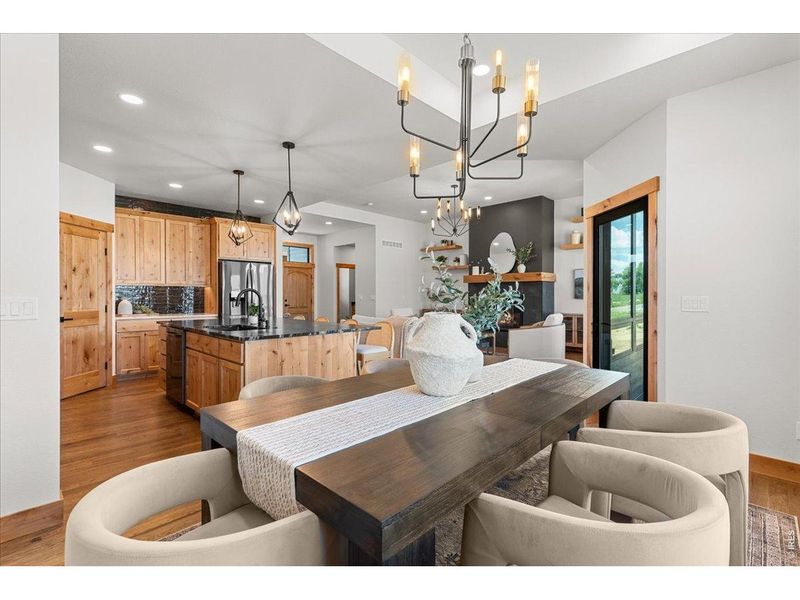Furnished interior view inside a new home in Harvest Ridge, Berthoud (Image 36).