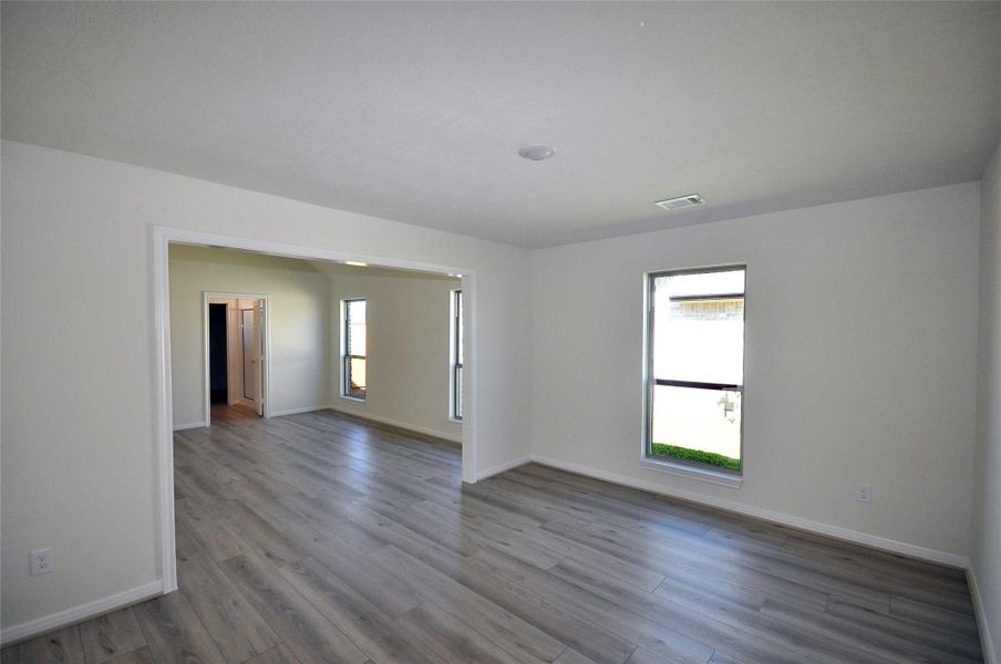 Master Bedroom opens into an additional space for use as a nursery, private exercise, secluded office or whatever your heart desires. Master Bedroom opens into an additional space for use as a nursery, private exercise, secluded office or whatever your heart desires.