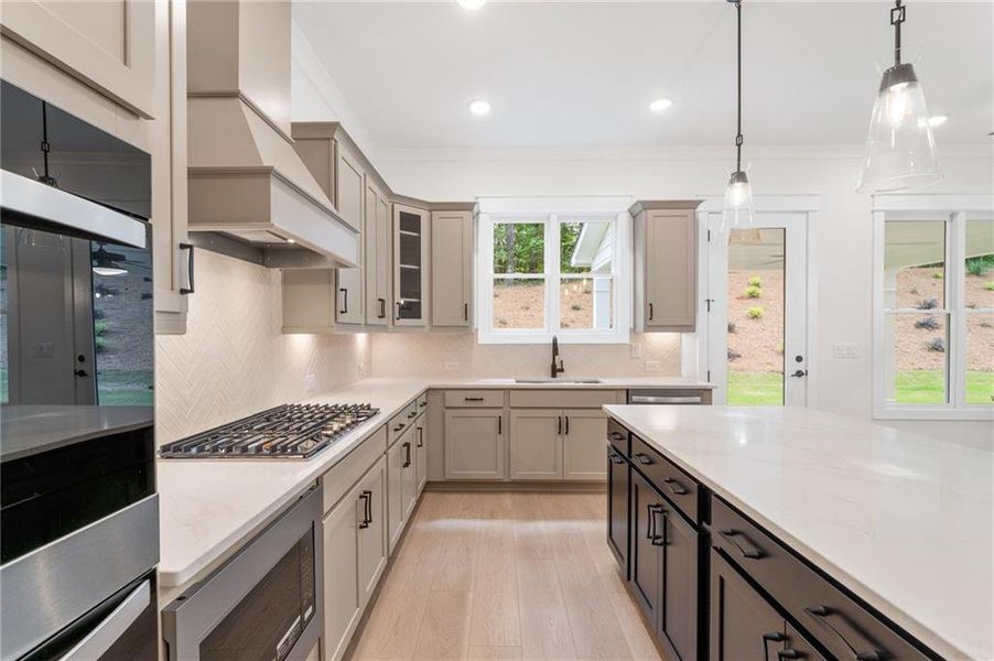 Furnished interior view inside a new home in Lanesborough, Marietta (Image 9).