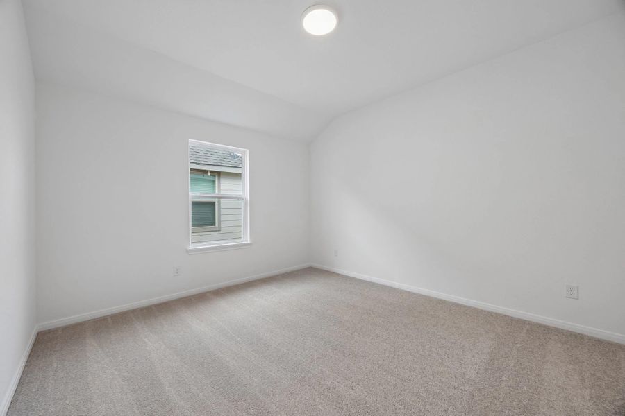 Third bedroom. Sample product photo. Actual exterior and interior selections may vary by homesite. Photo may be virtually staged.