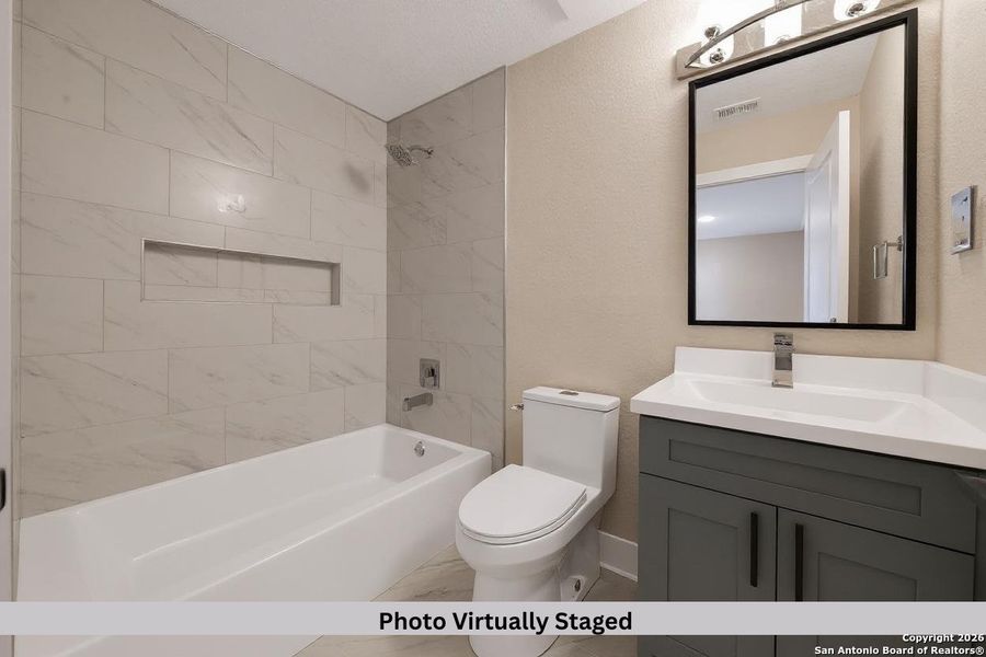 Furnished interior view inside a new home in , San Antonio (Image 3).