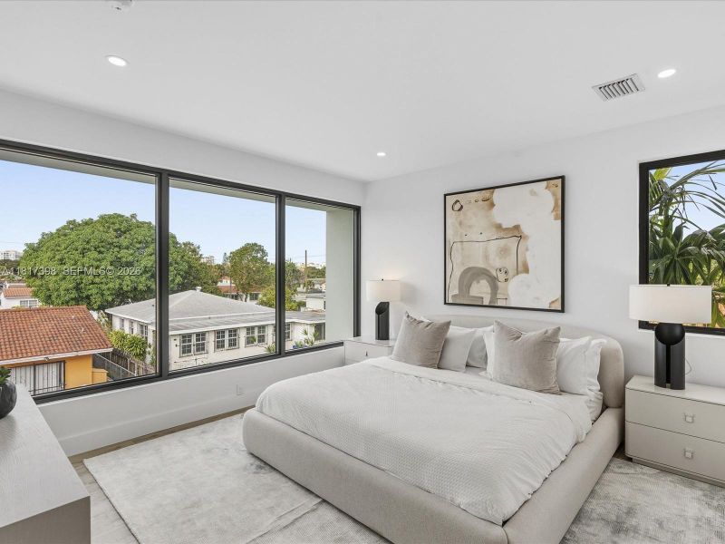 Furnished interior view inside a new home in , Miami (Image 33).
