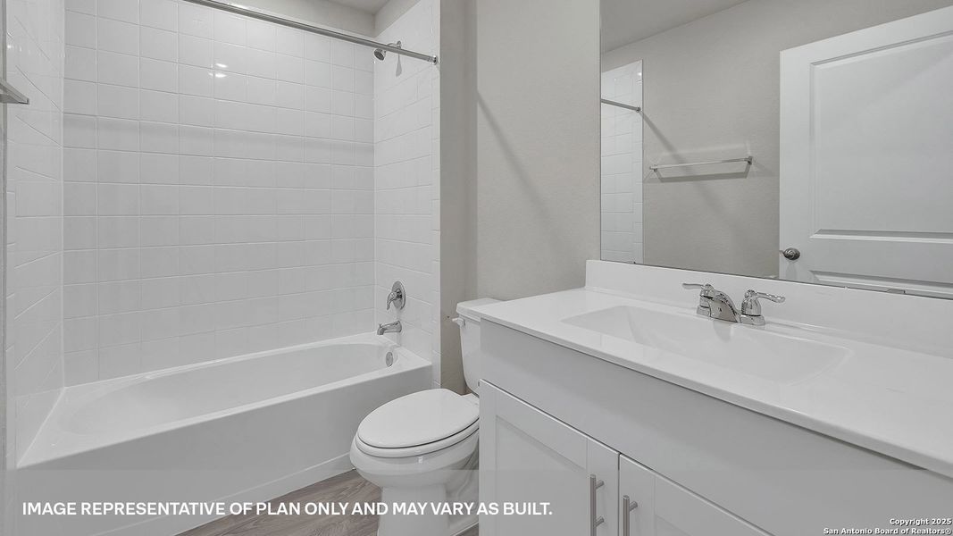 Furnished interior view inside a new home in Whisper South, San Marcos (Image 7).