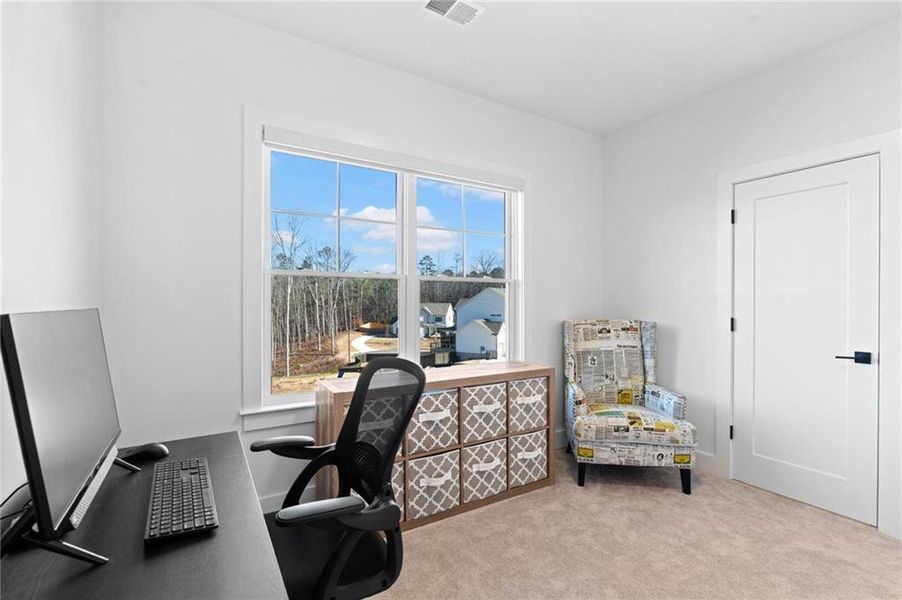 Furnished interior view inside a new home in , Marietta (Image 13).