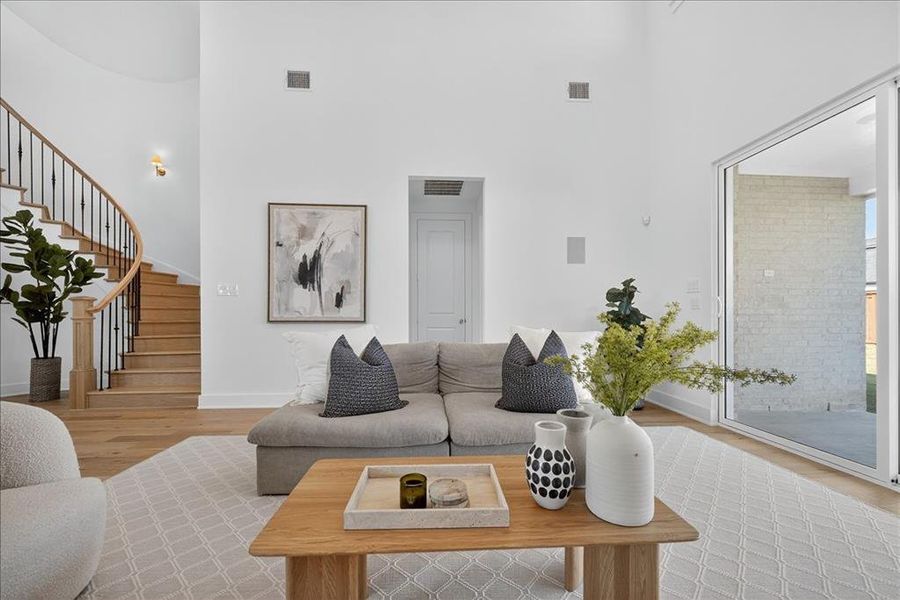 Furnished interior view inside a new home in , Frisco (Image 12).