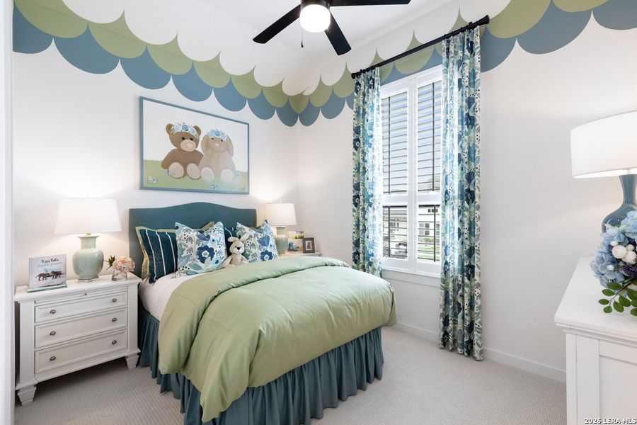 Furnished interior view inside a new home in The Ranches at Creekside, Boerne (Image 38).