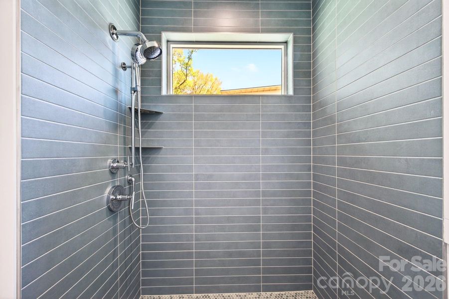 Tiled, Walk-In Shower