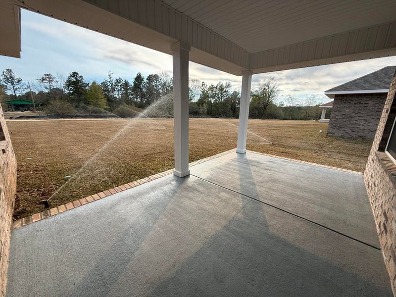 Exterior details and patio area of a home in Brookwood, Crestview (Image 3).