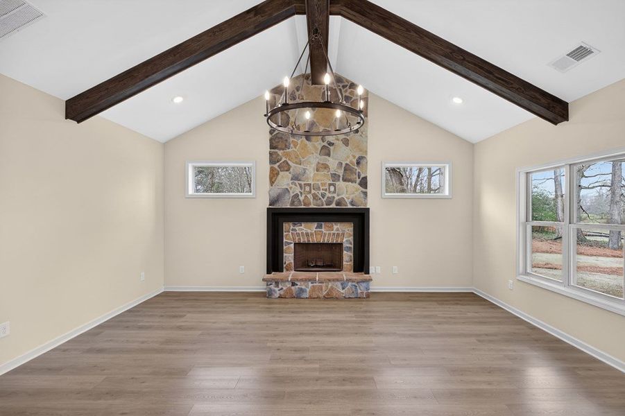Furnished interior view inside a new home in Blackwelder Bluff, Bowdon (Image 20).