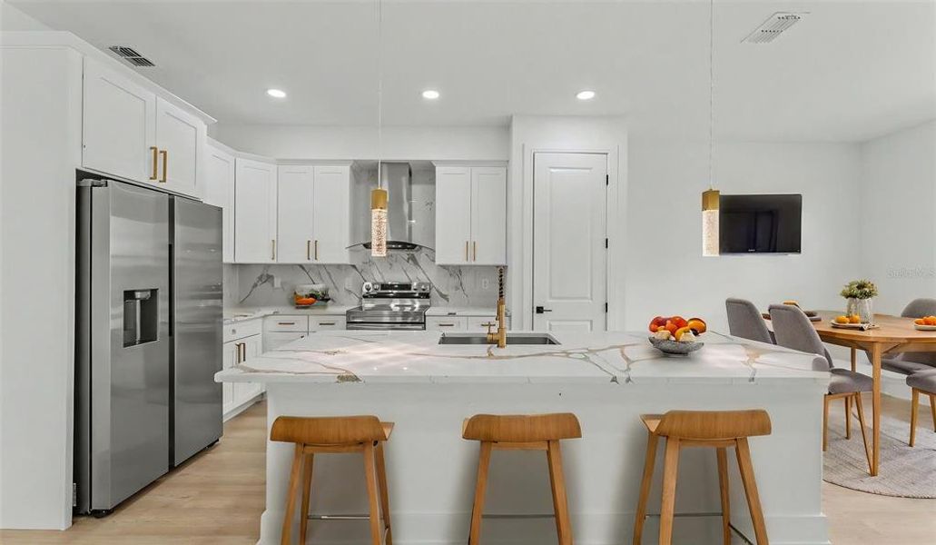 Furnished interior view inside a new home in , Davenport (Image 8).
