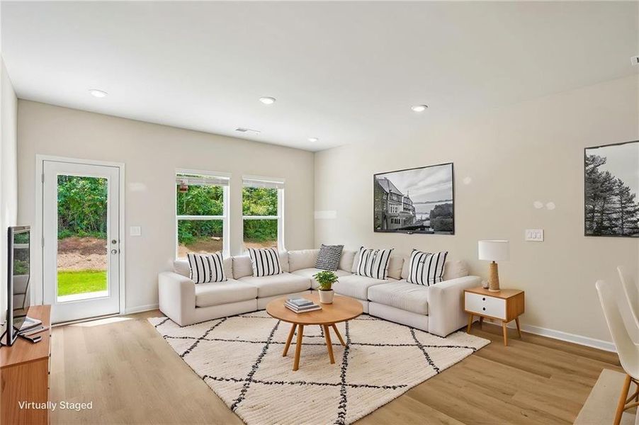 Furnished interior view inside a new home in Artisan Walk, Fairburn (Image 9).