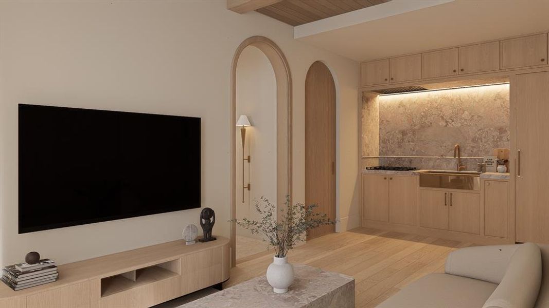apartment living and kitchen apartment living and kitchen