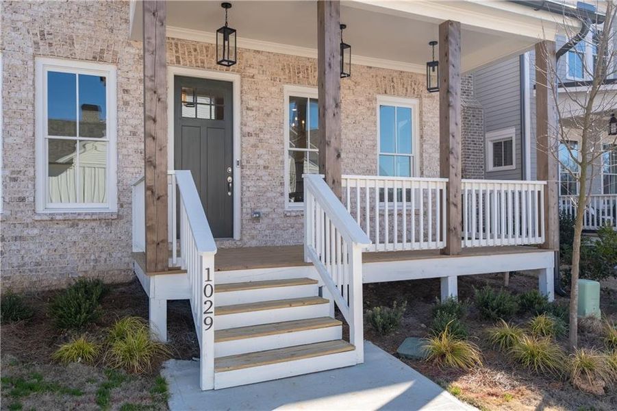 Exterior details and patio area of a home in , Milton (Image 23).