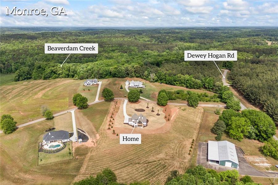 Site preparation for new homesites in , Monroe (Image 85).