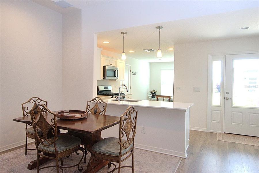Furnished interior view inside a new home in , The Villages (Image 15). Furnished interior view inside a new home in , The Villages (Image 15).