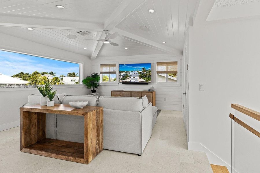Furnished interior view inside a new home in , Islamorada, Village of Islands (Image 12).