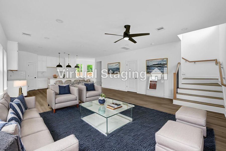 Furnished interior view inside a new home in , Houston (Image 8). Furnished interior view inside a new home in , Houston (Image 8).