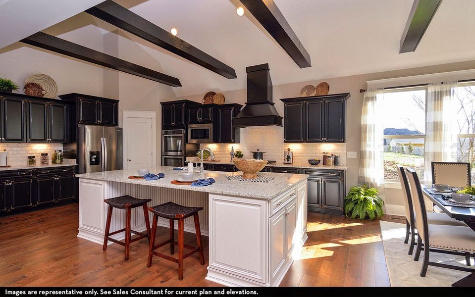 Representative furnished interior of a home built from the Dresden by CastleRock Communities in Belvoir, Fairview (Image 13).