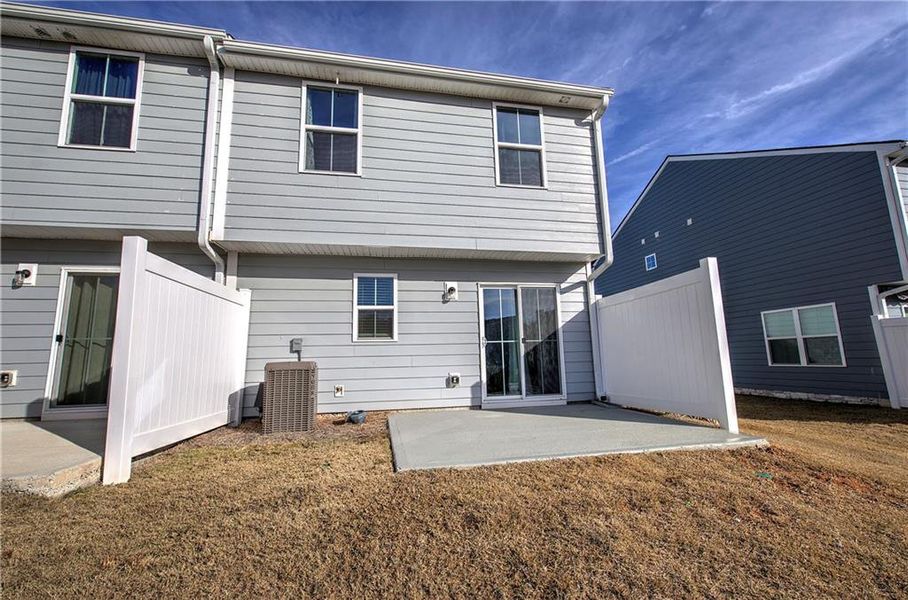 Exterior details and patio area of a home in , Cartersville (Image 3).