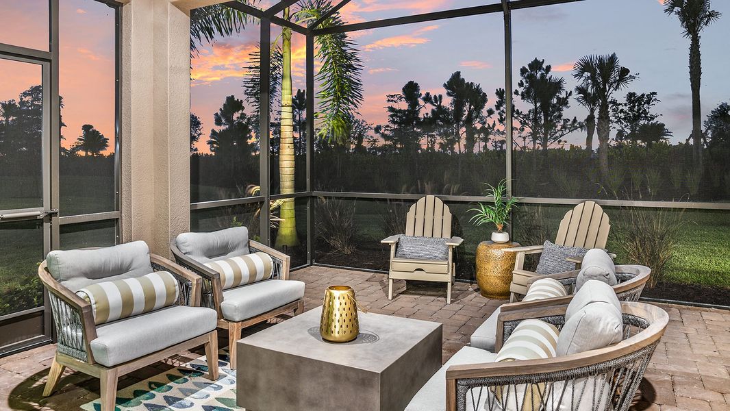 Representative furnished interior of a home built from the Arezzo by Taylor Morrison in Esplanade at Azario Lakewood Ranch, Lakewood Ranch (Image 4).