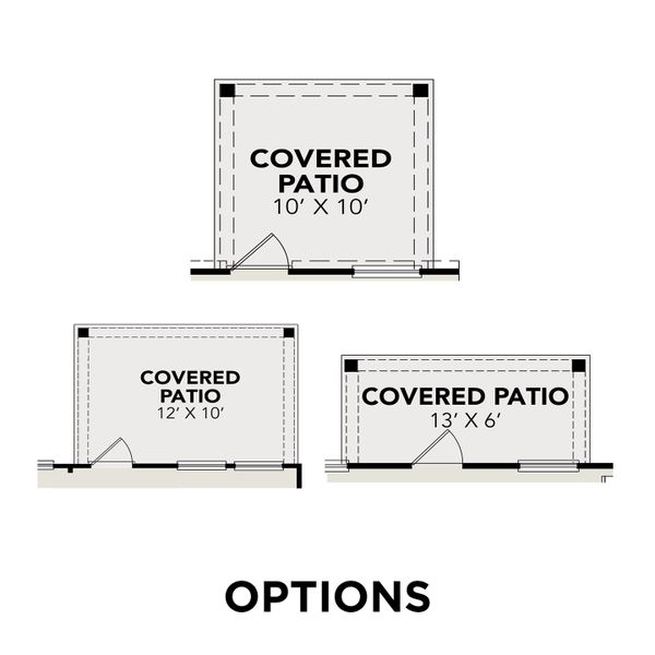 2D floor plan layout for the The Trinity F by Davidson Homes LLC in Spring Branch Crossing, Conroe, TX (Image 7).