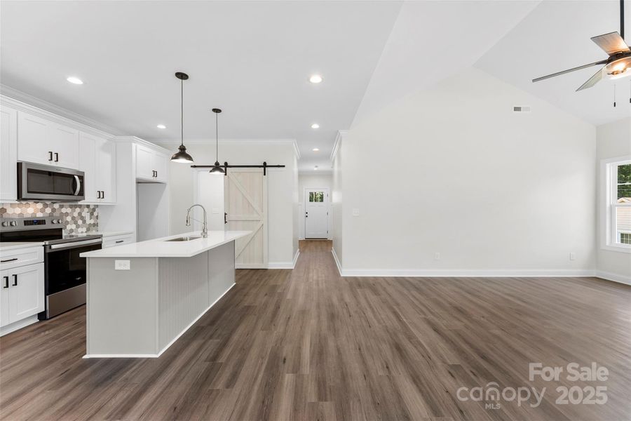 Furnished interior view inside a new home in , Gastonia (Image 11). Furnished interior view inside a new home in , Gastonia (Image 11).