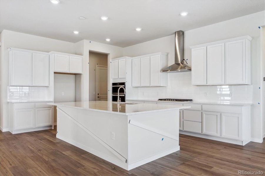 Furnished interior view inside a new home in Trails at Smoky Hill, Parker (Image 6).