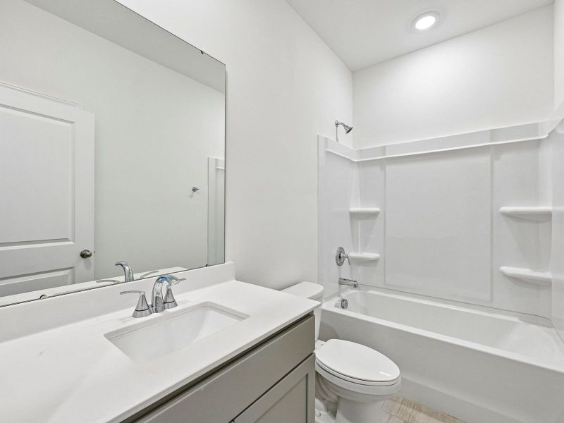 Furnished interior view inside a new home in Harper Landing, Stanley (Image 8). Furnished interior view inside a new home in Harper Landing, Stanley (Image 8).