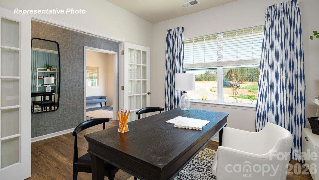 Furnished interior view inside a new home in Secrest Commons, Monroe (Image 24).
