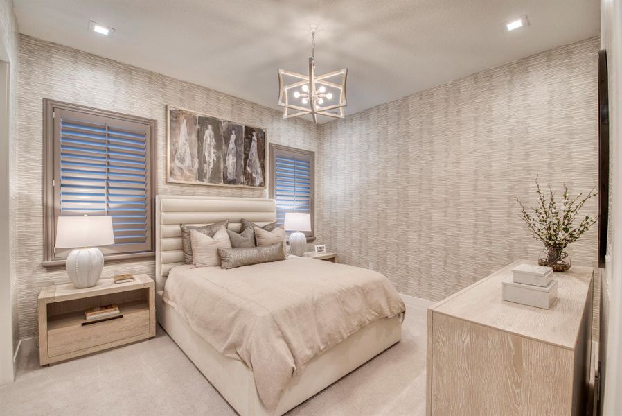 Furnished interior view inside a new home in Apex at Avenir, Palm Beach Gardens (Image 17).