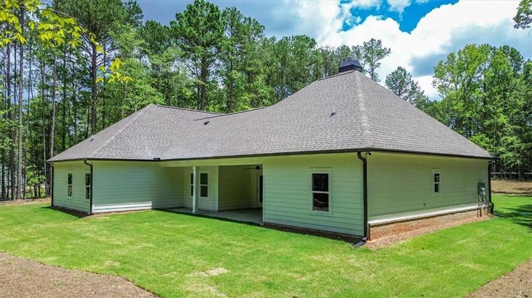 Front exterior of a new home in , Social Circle, GA, highlighting curb appeal (Image 28). Front exterior of a new home in , Social Circle, GA, highlighting curb appeal (Image 28).