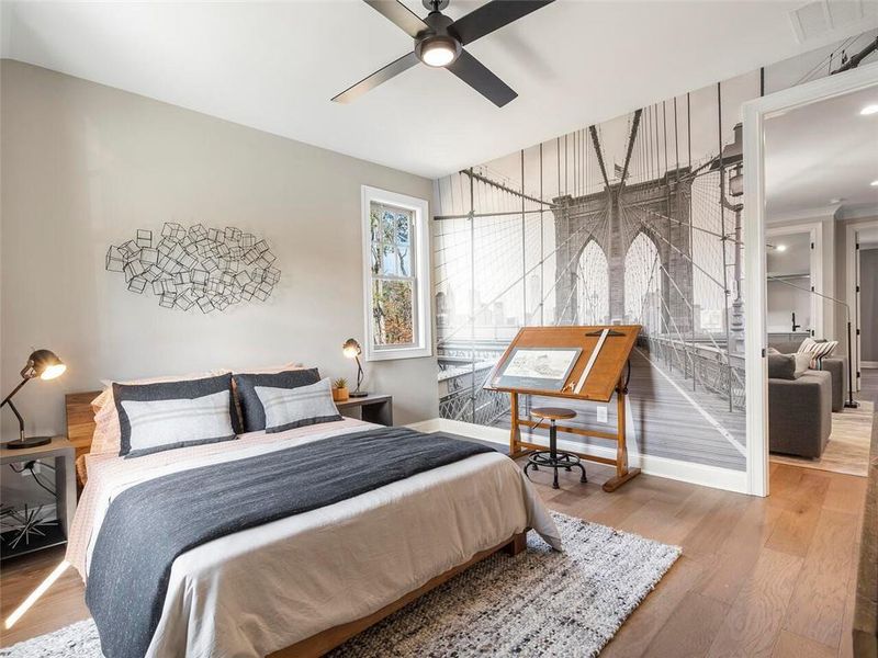 Furnished interior view inside a new home in , Suwanee (Image 10).