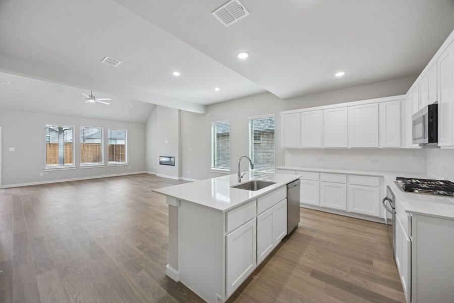 Open First Floor in the Stanley II home plan by Trophy Signature Homes – REPRESENTATIVE PHOTO Open First Floor in the Stanley II home plan by Trophy Signature Homes – REPRESENTATIVE PHOTO