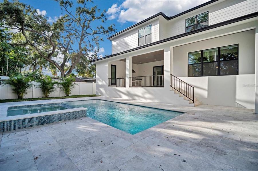 Exterior details and patio area of a home in , Tampa (Image 29). Exterior details and patio area of a home in , Tampa (Image 29).