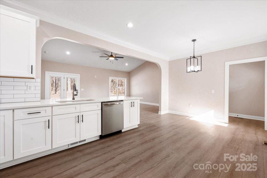 Furnished interior view inside a new home in , Rockwell (Image 3). Furnished interior view inside a new home in , Rockwell (Image 3).