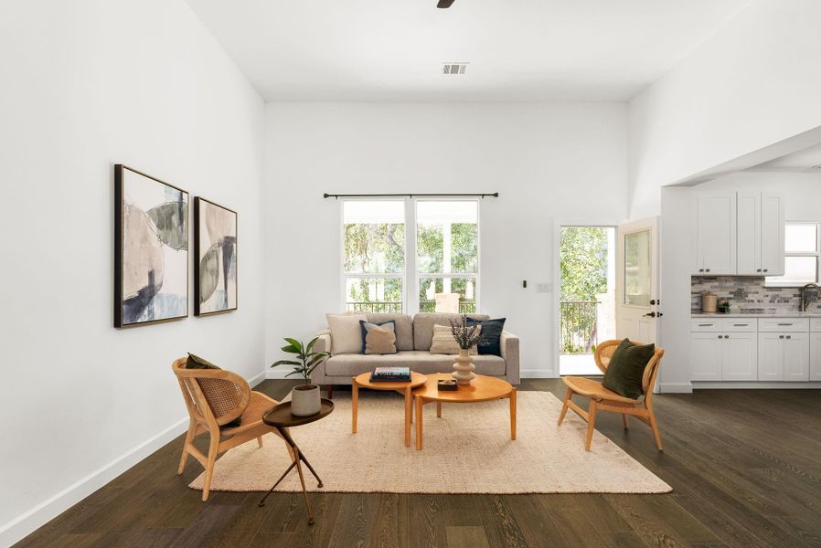 Furnished interior view inside a new home in , Canyon Lake (Image 9).