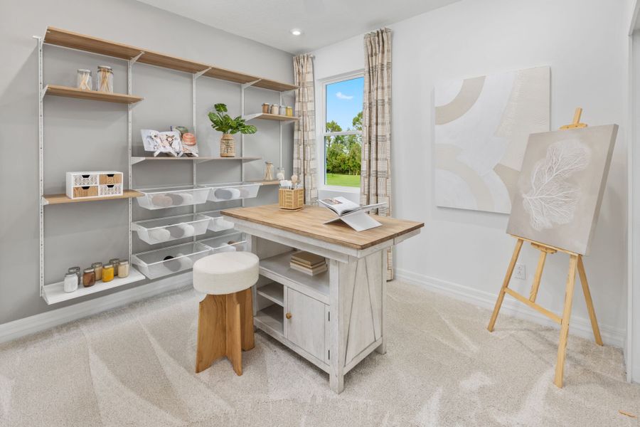 Representative furnished interior of a home built from the Greenway by Mattamy Homes in Crosswind Ranch, Parrish (Image 13).