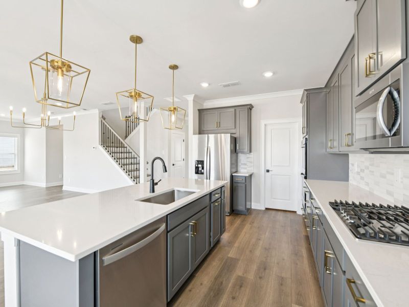 Furnished interior view inside a new home in River Pointe, Monroe (Image 8). Furnished interior view inside a new home in River Pointe, Monroe (Image 8).