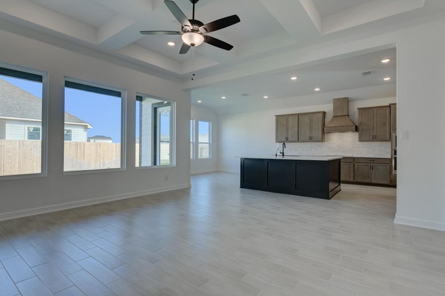 Representative unfurnished interior of a home built from the Kerrville by Ashton Woods in The Heritage at Saddlebrook Ranch 70's, Schertz (Image 15).