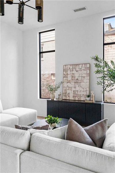 Furnished interior view inside a new home in , Atlanta (Image 57).