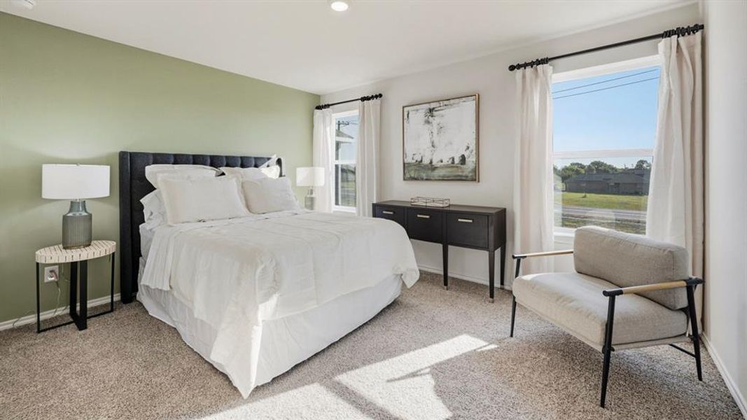 Furnished interior view inside a new home in Arbor Trails South, Princeton (Image 32).
