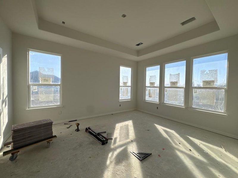 In-progress construction of a new home in Terra Escalante, Blue Ridge, TX (Image 4). In-progress construction of a new home in Terra Escalante, Blue Ridge, TX (Image 4).