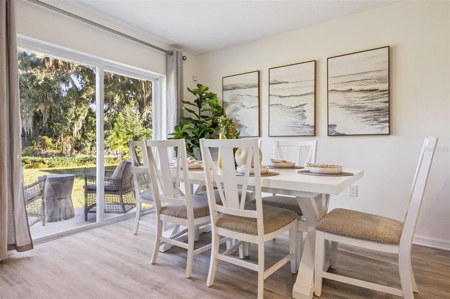 Furnished interior view inside a new home in Hamilton Bluff, Haines City (Image 3).